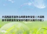 大话西游手游怎么样抓变色宝宝（大话西游手游抓变色宝宝技巧是什么简介介绍）