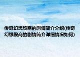 传奇幻想殷商的剧情简介介绍(传奇幻想殷商的剧情简介详细情况如何)