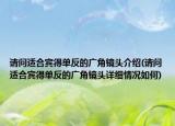请问适合宾得单反的广角镜头介绍(请问适合宾得单反的广角镜头详细情况如何)
