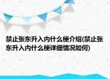 禁止张东升入内什么梗介绍(禁止张东升入内什么梗详细情况如何)