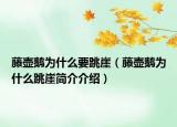 藤壶鹅为什么要跳崖（藤壶鹅为什么跳崖简介介绍）
