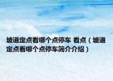 坡道定点看哪个点停车 看点（坡道定点看哪个点停车简介介绍）