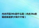 内衣尺码36b是什么码（内衣36c的码应该是多少简介介绍）