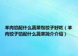 羊肉馅配什么蔬菜包饺子好吃（羊肉饺子馅配什么蔬菜简介介绍）