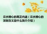 云水禅心的真正内涵（云水禅心的深刻含义是什么简介介绍）