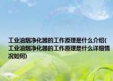 工业油烟净化器的工作原理是什么介绍(工业油烟净化器的工作原理是什么详细情况如何)