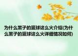 为什么黑子的篮球这么火介绍(为什么黑子的篮球这么火详细情况如何)