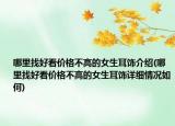哪里找好看价格不高的女生耳饰介绍(哪里找好看价格不高的女生耳饰详细情况如何)