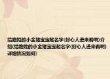 给路姓的小金猪宝宝起名字(好心人进来看啊)介绍(给路姓的小金猪宝宝起名字(好心人进来看啊)详细情况如何)