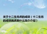 关于十二生肖虎的成语（十二生肖的成语画虎类什么简介介绍）