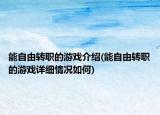 能自由转职的游戏介绍(能自由转职的游戏详细情况如何)