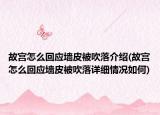 故宫怎么回应墙皮被吹落介绍(故宫怎么回应墙皮被吹落详细情况如何)