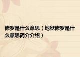 修罗是什么意思（地狱修罗是什么意思简介介绍）