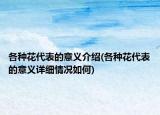 各种花代表的意义介绍(各种花代表的意义详细情况如何)