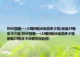 DNF西南一+13锻8的冰耀值多少钱(附魔23物攻卡介绍 DNF西南一+13锻8的冰耀值多少钱 附魔23物攻卡详细情况如何)