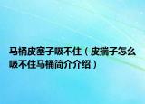 马桶皮塞子吸不住（皮揣子怎么吸不住马桶简介介绍）