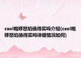 csol咆哮怒焰值得买吗介绍(csol咆哮怒焰值得买吗详细情况如何)