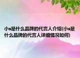 小s是什么品牌的代言人介绍(小s是什么品牌的代言人详细情况如何)