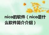 nico的软件（nico是什么软件简介介绍）