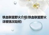 铁血联盟野火介绍(铁血联盟野火详细情况如何)