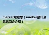 marker啥意思（marker是什么意思简介介绍）