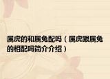 属虎的和属兔配吗（属虎跟属兔的相配吗简介介绍）