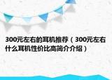 300元左右的耳机推荐（300元左右什么耳机性价比高简介介绍）