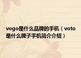 vogo是什么品牌的手机（voto是什么牌子手机简介介绍）