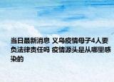 当日最新消息 义乌疫情母子4人要负法律责任吗 疫情源头是从哪里感染的
