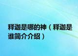 释迦是哪的神（释迦是谁简介介绍）