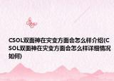 CSOL双面神在灾变方面会怎么样介绍(CSOL双面神在灾变方面会怎么样详细情况如何)