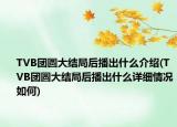 TVB团圆大结局后播出什么介绍(TVB团圆大结局后播出什么详细情况如何)