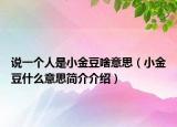 说一个人是小金豆啥意思（小金豆什么意思简介介绍）