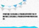 中国兵器工业集团的上市股票名称叫啥介绍(中国兵器工业集团的上市股票名称叫啥详细情况如何)