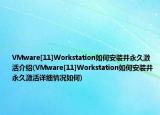 VMware[11]Workstation如何安装并永久激活介绍(VMware[11]Workstation如何安装并永久激活详细情况如何)
