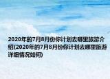 2020年的7月8月份你计划去哪里旅游介绍(2020年的7月8月份你计划去哪里旅游详细情况如何)