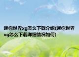 迷你世界xg怎么下载介绍(迷你世界xg怎么下载详细情况如何)