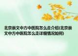 北京崇文中方中医院怎么走介绍(北京崇文中方中医院怎么走详细情况如何)