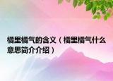 橘里橘气的含义（橘里橘气什么意思简介介绍）