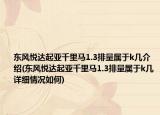 东风悦达起亚千里马1.3排量属于k几介绍(东风悦达起亚千里马1.3排量属于k几详细情况如何)