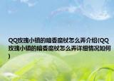 QQ玫瑰小镇的暗香魔杖怎么弄介绍(QQ玫瑰小镇的暗香魔杖怎么弄详细情况如何)