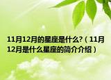 11月12月的星座是什么?（11月12月是什么星座的简介介绍）