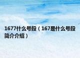 1677什么号段（167是什么号段简介介绍）