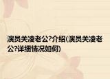 演员关凌老公?介绍(演员关凌老公?详细情况如何)
