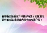 有哪些去除室内异味的好方法（去除室内异味的方法 去除室内异味的方法介绍）