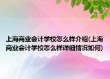 上海商业会计学校怎么样介绍(上海商业会计学校怎么样详细情况如何)