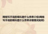 网络写手说的填坑是什么意思介绍(网络写手说的填坑是什么意思详细情况如何)