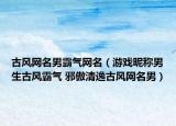古风网名男霸气网名（游戏昵称男生古风霸气 邪傲清逸古风网名男）