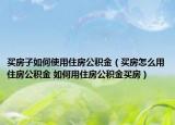 买房子如何使用住房公积金（买房怎么用住房公积金 如何用住房公积金买房）