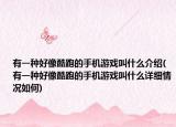 有一种好像酷跑的手机游戏叫什么介绍(有一种好像酷跑的手机游戏叫什么详细情况如何)